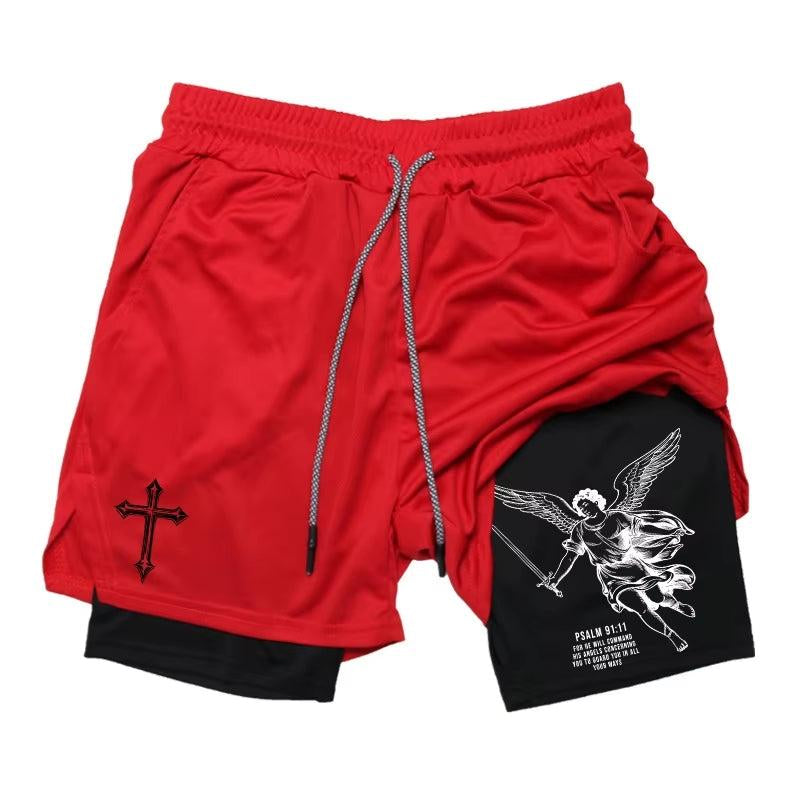 St.Michael the Archangel Gym Performance Shorts