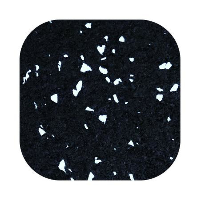 AIRHOP 0.79-Inch Thick 48 Sq Ft Exercise Equipment Mats - 12 Interlocking Rubber Tiles with High-Density EVA Foam for Home Gym Flooring, Ideal for Heavy Weight Workouts, Black & White