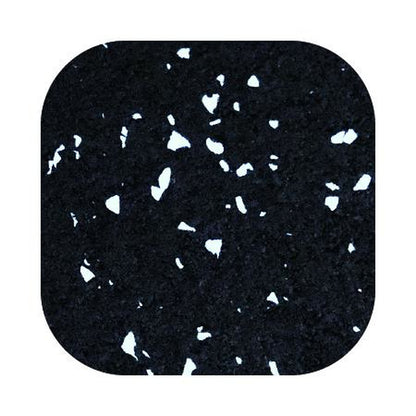 AIRHOP 0.79-Inch Thick 48 Sq Ft Exercise Equipment Mats - 12 Interlocking Rubber Tiles with High-Density EVA Foam for Home Gym Flooring, Ideal for Heavy Weight Workouts, Black & White