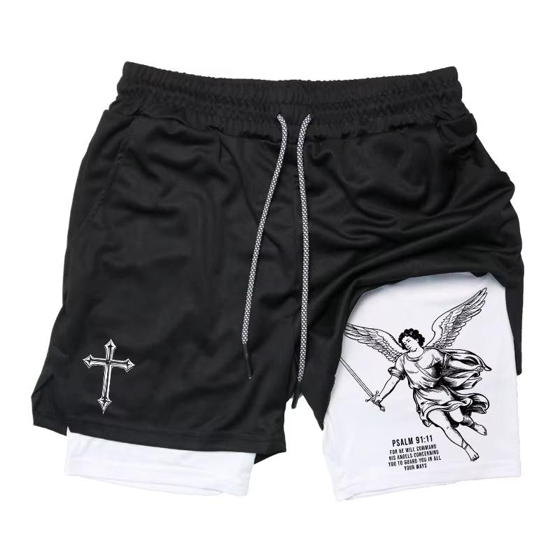 St.Michael the Archangel Gym Performance Shorts