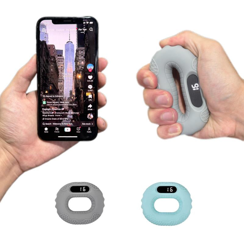 Bluetooth Hand Grip Strengthener and Forearm Exerciser for Enhanced Grip Training and Stress Relief