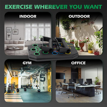 Push up Board, Abdominal and Chest Muscle Training Folding Push up Stand, Portable Fitness Equipment for Home Gym